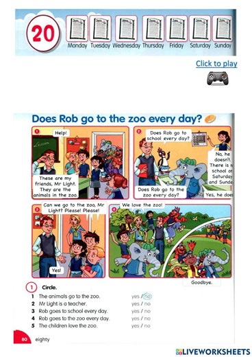 FH2-U20-Present simple Yes-No questions and shor answeres for He-She-It worksheet