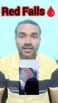 Magic Or Science? #godisgood #RedFalls #falls #antarctica #glacier #worldnews #viralvideo #shorts