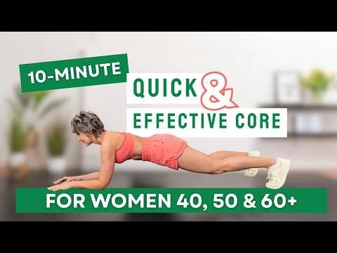 How to Rebuild & Strengthen Your Core After 40, 50 & 60+ (No Equipment)