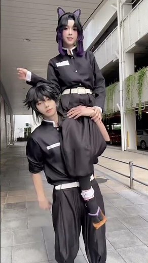 demon slayer cosplay Giyu × Shinobu ✨ Kanao × Tanjiro 💕 Ship 🔥