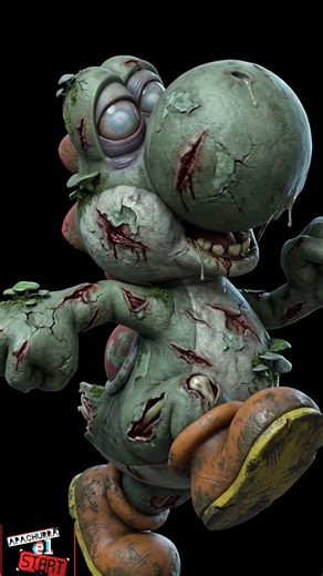 Mario Galaxy Ver. zombies!! #residentevil #mario #gaming #nintendo #zombie