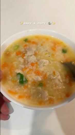 Chicken Congee in super easy and healthy version