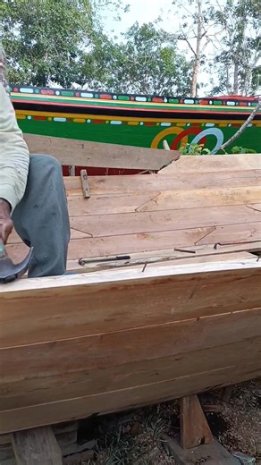 147K views · 1.5K reactions | Don't be ashamed of your failures, learn from them and start again. (Jangan malu dengan kegagalanmu, belajarlah darinya dan mulai lagi.) #ship #painting #Shipbuilding #Traditionalship #Sailingboat #Woodenship #makingboats #boat #ketek #kemangbejalu #jukung #tongkang #nelayan #palembang | Adi Atmanegara | Facebook
