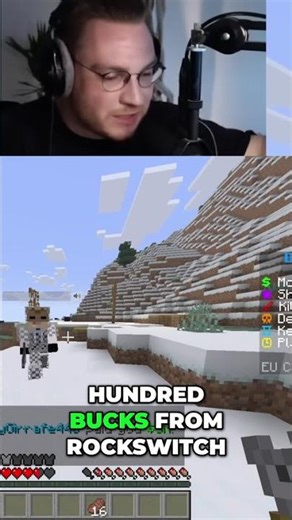 ohnepixel Streamer Manages Donations in Donut SMP #shorts