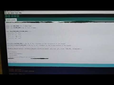 Operational Module of 44 keypad utilizing Arduino