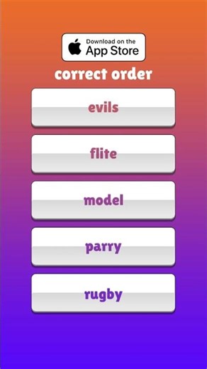 Alphabetic - Can You Beat The Clock? #wordgames