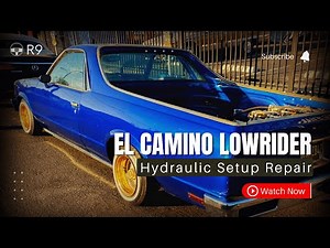 Watch this Broken El Camino Lowrider Hydraulic setup be Easily Repaired!