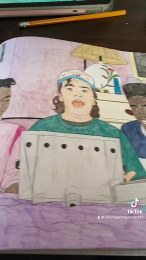 Coloring in the stranger things s4 coloring book !! #taylorswift #strangerthings #fyp #strangerthingsseason4 #coloringbook #erastourmovie #erastour #artistsoftiktok #coloring #colour #art #artist #midnights #snowonthebeach