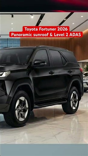 2026 Toyota Fortuner with Panoramic sunroof and Level 2 ADAS 😱 #shorts #toyota