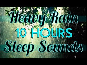"Rain" 10 hours of "Rain Sounds" "Sleep Sounds" 10hrs Rainfall HD