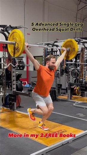 The BEST Full Body Strength, Stability, Mobility, & Symmetry Drill! Single Leg Overhead Squats