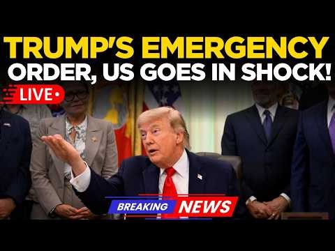 Trump Declares Emergency LIVE | Historic White House Announcement Rocks the Nation! | TImes Now
