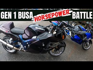 Dyno Battle on the Gen 1 Hayabusa- Dual Exhaust VS Full Single Exhaust