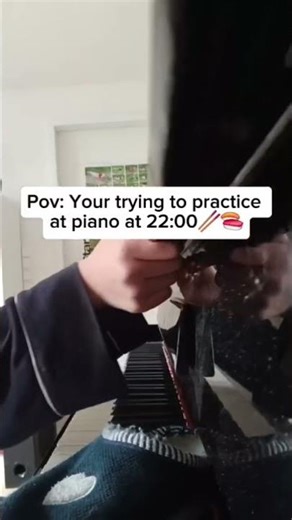 pov:your trying to practice piano at 22:00 #asian #piano #strict