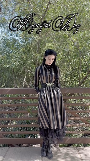 Styled one of my favorite dresses from Lively Ghosts; the Grave Familiar Dress #goth #victorian