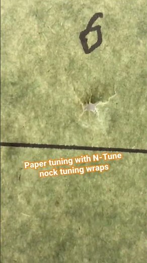 Bare shaft paper tuning with N-Tune nock tuning arrow wraps! | N1 Outdoors