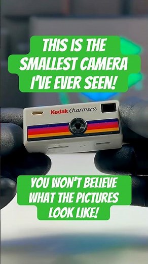 A mini KODAK camera that actually works? #kodak #camera #mini