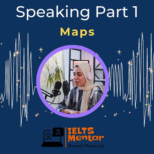 IELTS Speaking Exam: Part -1 - Maps  Do you use maps?  How often do you use maps?  What kind of maps do you use? Why?  How long have you been using maps?  Did you use paper maps before?  Have you ever asked somebody or a passer by for directions?  What type of map do people use often theses days? Why? #ielts #ieltspreparation #ieltsmentor #ieltsspeaking #IELTS_with_Massoud | IELTS and English with Massoud | Facebook