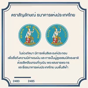 ตราสัญลักษณ์แห่งความภาคภูมิ...75 ปี ธนาคารแห่งประเทศไทย ธนาคารแห่งประเทศไทย หรือ แบงก์ชาติยืนหยัดอยู่ในฐานะธนาคารกลาง ที่ยึดมั่นในพันธกิจหลักในการมุ่งเสริมสร้างสภาพแวดล้อมทางเศรษฐกิจการเงินที่มีเสถียรภาพ และมีการพัฒนาอย่างยั่งยืนและทั่วถึง ในโอกาสที่แบงก์ชาติกำลังจะก้าวเข้าสู่ปีที่ 75 ในเดือนธันวาคม 2560 ได้มีการออกแบบตราสัญลักษณ์ “75 ปี ธนาคารแห่งประเทศไทย” เพื่อเป็นสัญลักษณ์แห่งความภาคภูมิใจ ในการสืบสานปณิธานการทำงานด้วยความซื่อสัตย์ และยึดมั่นในหลักการเพื่อประโยชน์ของชาติ ตลอดระยะเวลาที่ผ่านม
