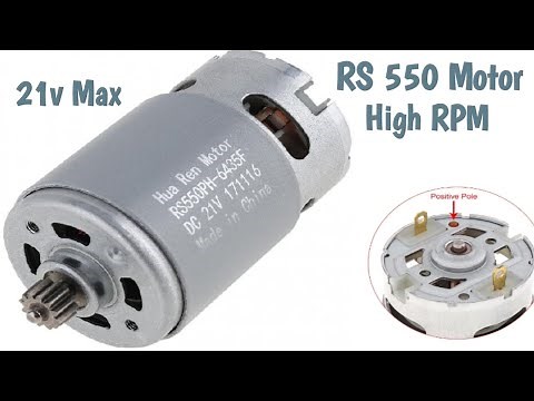 #550Motor RS550 Motor Unboxing & testing Power Consumption RPM Load Current Torque || LS550 Motor