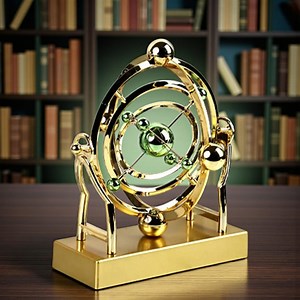 Astronomy Perpetual Motion Machine, Celestial Orbit Pendulum, Kinetic Rotating Desk Sculpture - Etsy UK