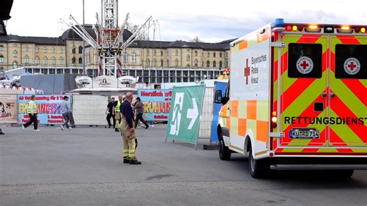 Unfall auf Bayreuther Frühlingsfest: Mindestens fünf Verletzte