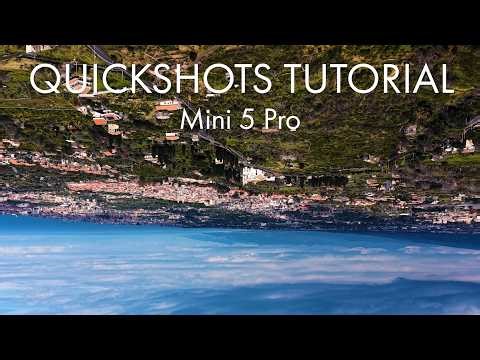 DJI Mini 5 Pro - How to Use QUICKSHOTS for Cinematic Footage