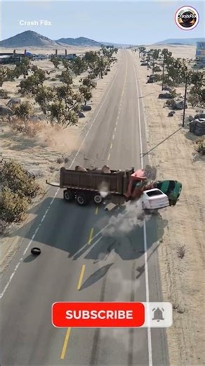 Realistic crash #beamng #beamngdrive #beamng #shorts