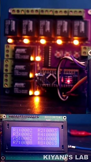 8 Channel Timer Arduino Project #timer #automation