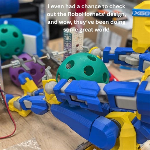 Meet Kraken! 🤖💛🐝💙 We thought we'd introduce you to Kraken — our newest Harrison Robotics friend! He’s planning to tag along to all our events throughout the 2025–2026 season, so be sure to say hi when you see him! We’re also working on a special surprise for our younger Harrison Robotics fans — coloring books featuring Kraken and his exciting adventures. Stay tuned for sneak peeks and updates! 🎨🤖 The Story of Kraken Kraken was a dream come to life from Farwell Robotics. In the summer of 20