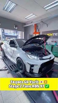 Toyota GR Yaris Stage 2 Remap RON 97 Tune Stage 2 WHP 288HP 410TQ www.emptune.comwww.jcracing.com.my