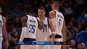 The Dallas Mavericks top OKC at home behind Luka Doncic & Kristaps Porzingis! #NBAPreseason Luka: 19 PTS, 10 REB, 7 AST KP: 17 PTS, 13 REB | NBA
