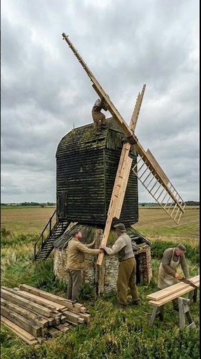 Restoring a Broken Historic Windmill in Lincolnshire, England | Post Mill Restoration