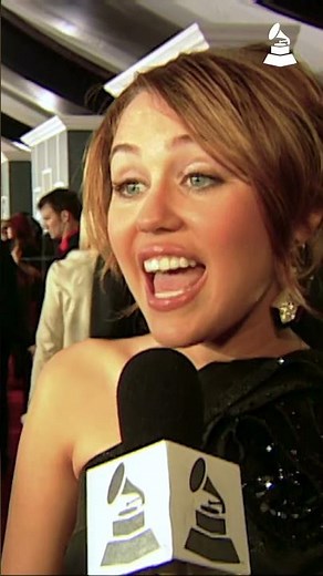 Miley Cyrus Is Right At Home On The GRAMMY Red Carpet At 2009 GRAMMYS | GRAMMY Red Carpet Flashback
