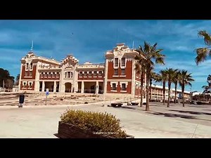 Valencia Beach & Marina Spain 4K 2024.