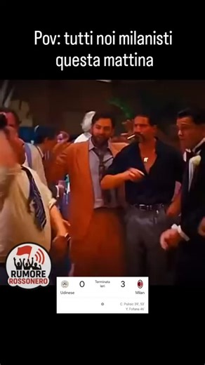 Rumore Rossonero on Instagram: "🎉 C'è chi sta godendo e chi mente 😂 Da quanto tempo non si vedeva un Milan così? . . . #rumorerossonero #milan #acmilan #vittoria #memes #viral #calcioitaliano #calcio #seriea #serieatim #rossoneri #milanorossonera #allegri #pulisic #milanosiamonoi🔴⚫️ #rossonerisiamonoi🔴⚫️ #campionatoitaliano"