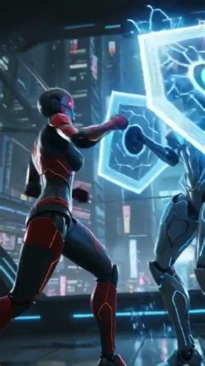 Robot Ladies Fighting Like Bosses! 🔥 #EpicBattle