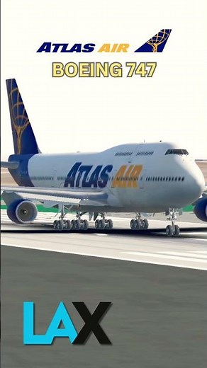 Atlas Air - When a Cargo 747 Goes FULL POWER
