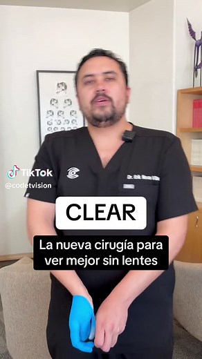 La nueva cirugía para ver mejor sin lentes: CLEAR. Efectiva para corregir miopía y astigmatismo. #miopía #astigmatismo #cirugia #oftalmologo #lasik #saludocular #clear #cirugiadeojos