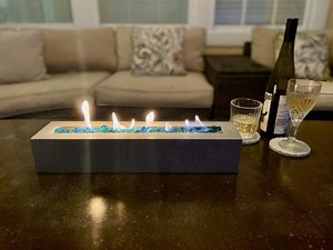 Tabletop Fire Pit: Smokeless Indoor Outdoor Portable Fireplace - Etsy