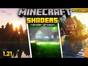 Top 5 *NEW* BEST SHADER FOR MINECRAFT PE (1.21+) | RENDER DRAGON SHADER MCPE Criptbow Gaming