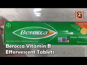 Berocca Vitamin B Effervescent Tablets Orange Flovour Bayer