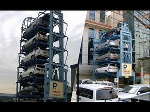 Vertical Car Parking - big cities trafic possible solution