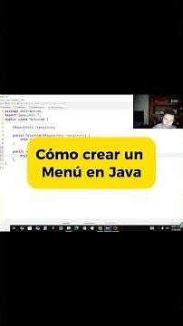 Cómo hacer un Menú en Java