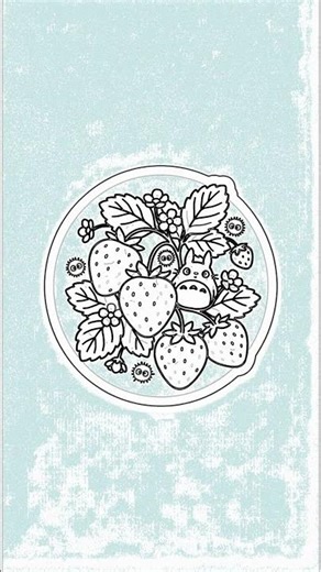 Cute Strawberry Totoro Drawing Tutorial: Easy Steps!