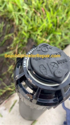 Beach Sprinkler Repair company in Myrtle Beach South Carolina - leaking sprinkler head