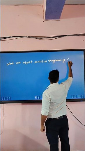 concepts of object oriented programming language class, object