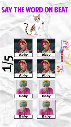 Can You Say The Word On Beat? 🎵 Easy to Extreme Challenge | Shorts Part 40