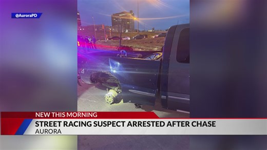 Street racing leads to chase through Denver