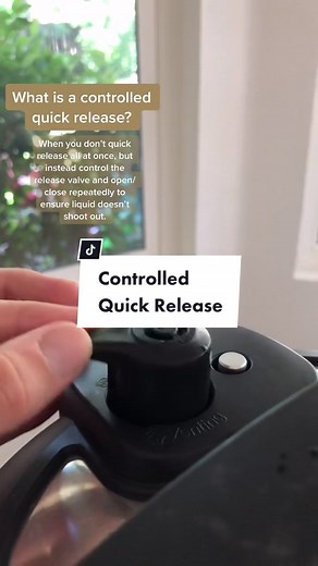 Controlled Quick Release #instantpot
